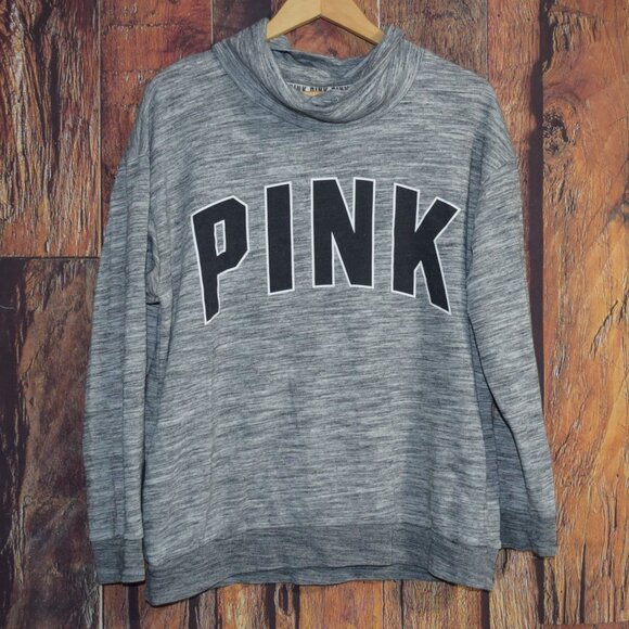 VICTORIA'S SECRET PINK Women's Sz M Cowl Neck Pullover Shirt - No drawstring - Picture 1 of 7